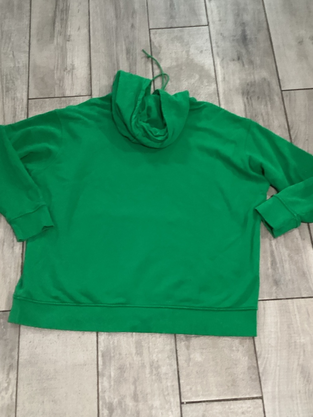 Adidas Green Hoodie with Trefoil Logo size 3XL #41 - Picture 4 of 4